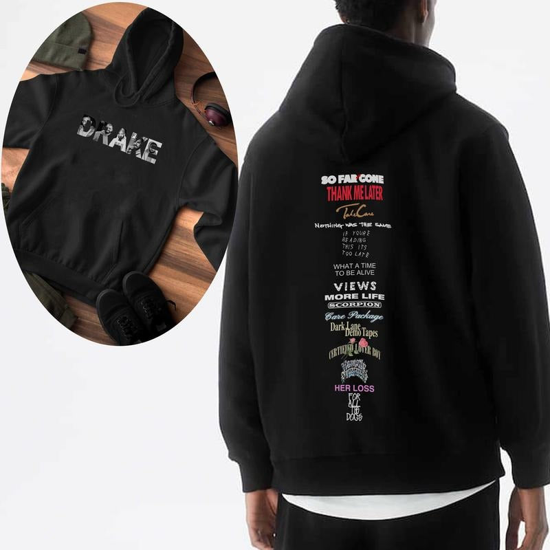 Drxke 15 Albums and Mixtapes Sweatshirt, T-shirt, Hoodie | InkThreadWorks.com