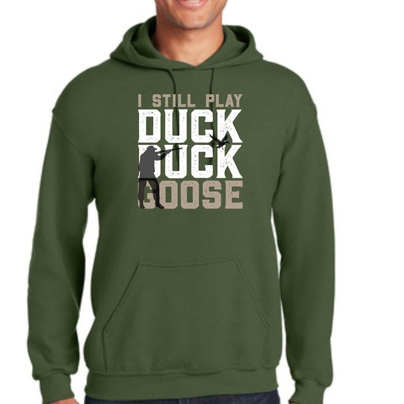 Duck Hunting Hoodie - Gift for Duck Hunter - Duck Duck Goose T-Shirts, Sweatshirt | InkThreadWorks.com