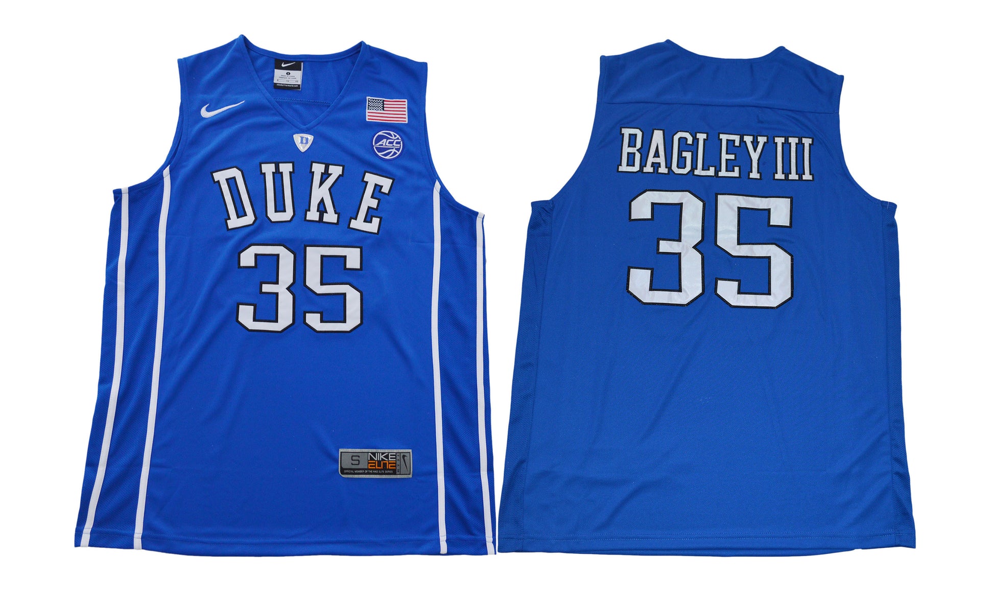 Duke 35 Bagley III New V Collar Blue
