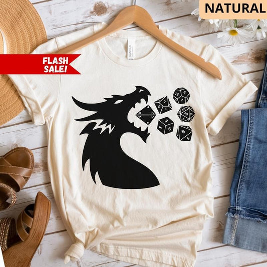 Dungeons And Dragons Shirt, Vintage Dnd Gaming TShirt, Dragons Graphic Tee, Fantasy Ttrpg Shirt, Dungeon Master Gift For Board Game Lover