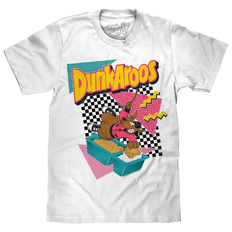 Dunkaroos Kangaroo T-Shirt - White Hoodie, Sweatshirt | InkThreadWorks.com