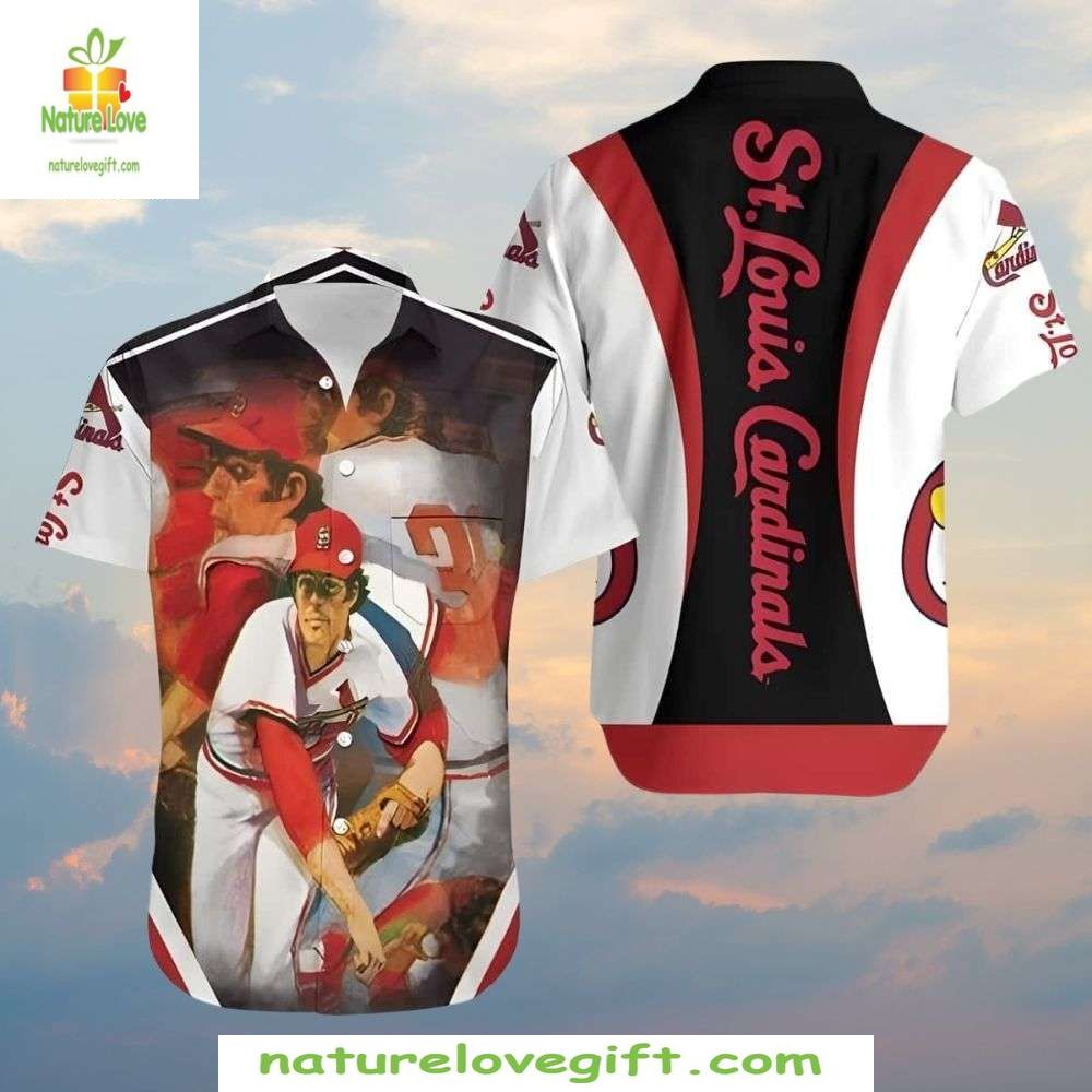 St Louis Cardinals Hawaiian Shirt Dynamic Play Action MLB Baseball Apparel