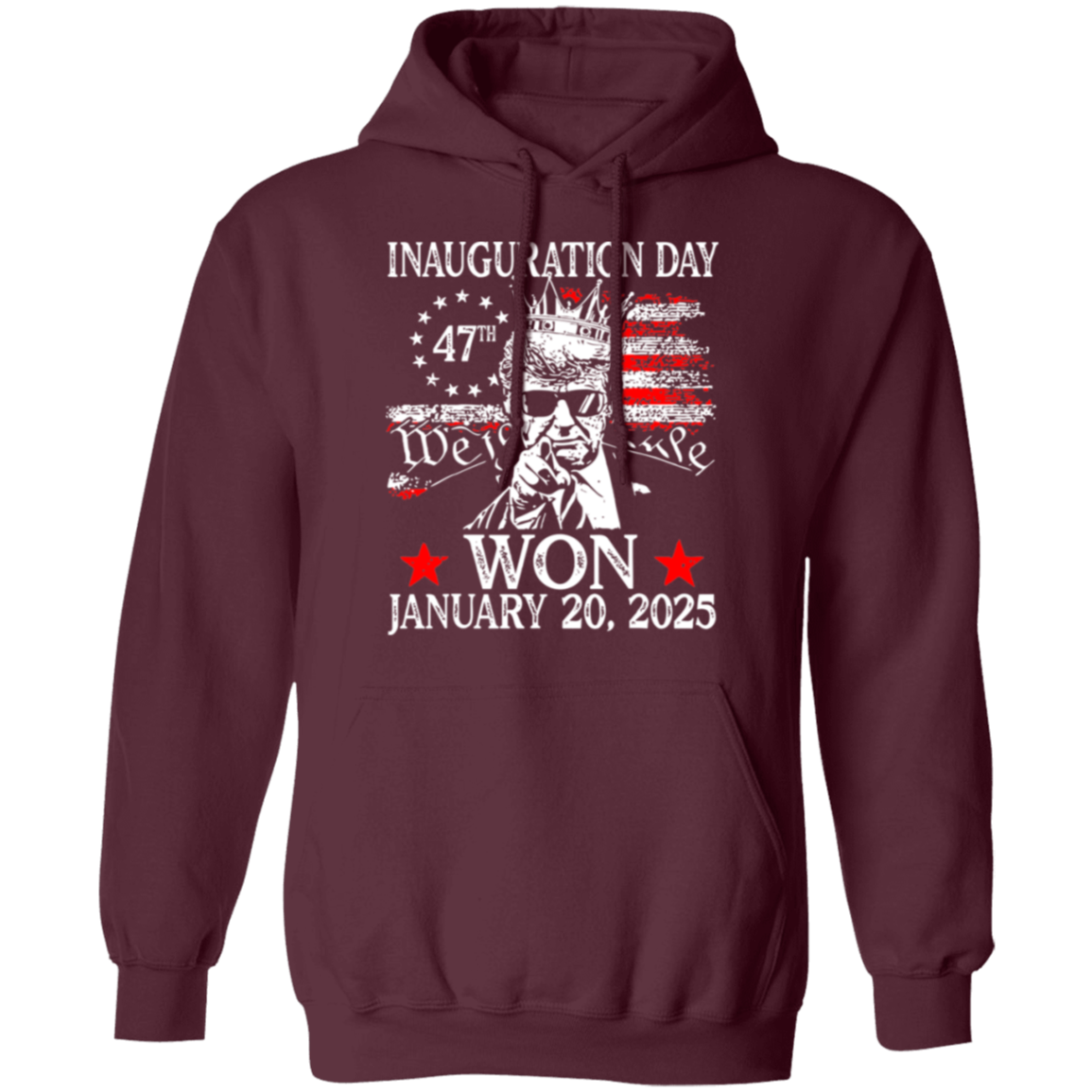 Donald Trump Inauguration Day 2025 Trump Won Hoodie
