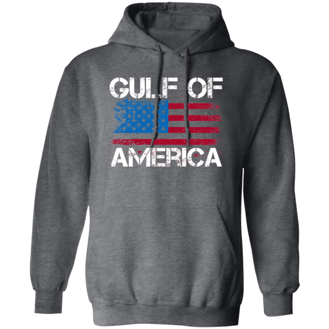 Gulf of America with American Flag Hoodie - 2