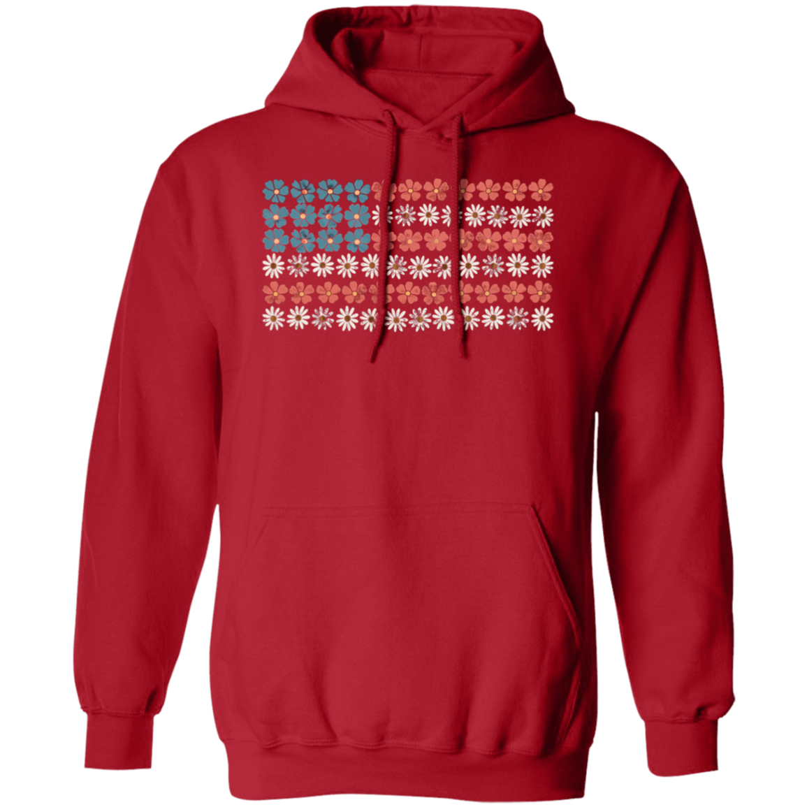 Retro American Flag Hoodie
