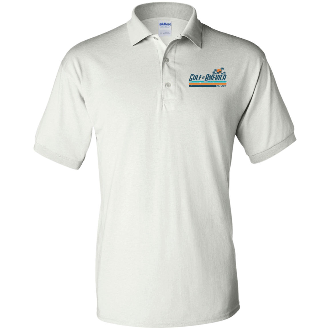 Gulf Of America Est. 2025 Polo T Shirt - 2