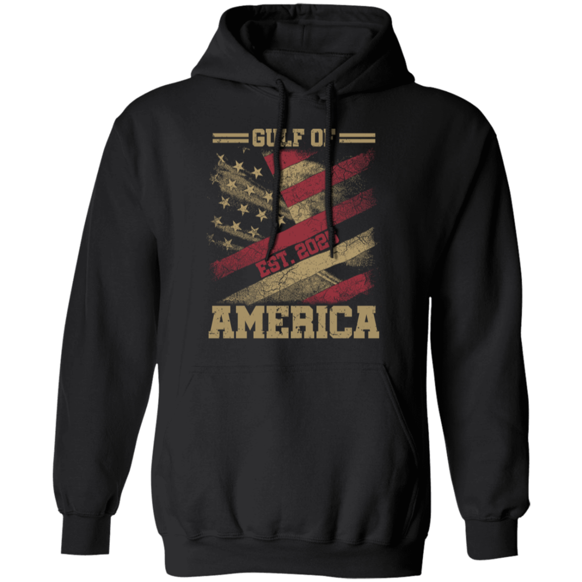 Gulf of America Est. 2025 Flag Hoodie