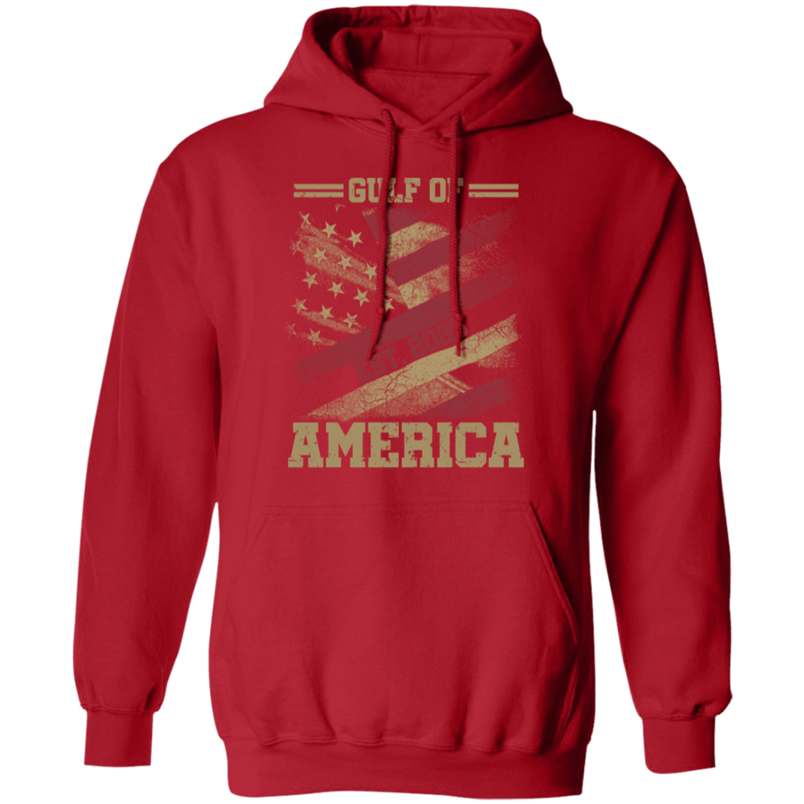 Gulf of America Est. 2025 Flag Hoodie