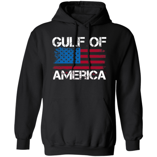 Gulf of America with American Flag Hoodie - 2