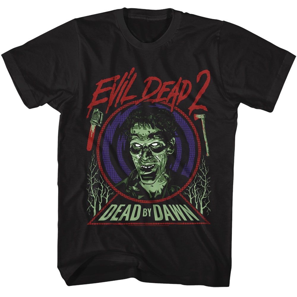Evil Dead - Evil Ash - American Classics - Solid Black Adult Short Sleeve T-Shirt