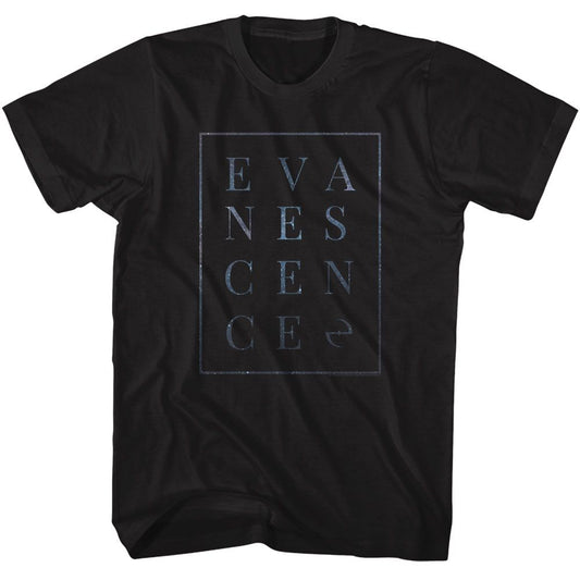 Evanescence - Box - American Classics - Solid Black Adult Short Sleeve T-Shirt