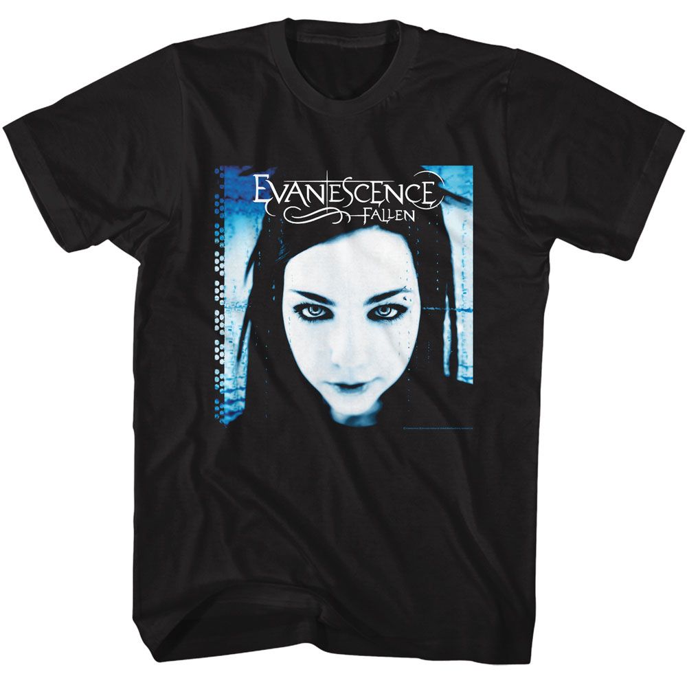 Evanescence - Fallen Album Cover - American Classics - Solid Black Adult Short Sleeve T-Shirt
