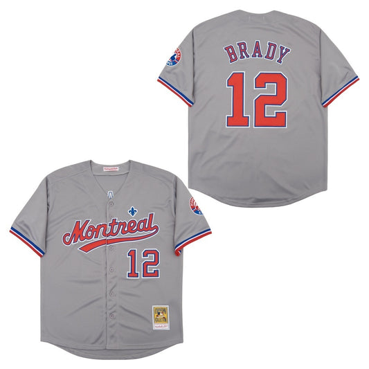 EXPOS #12 BRADY Expos 12 Gray Retro