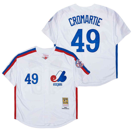 EXPOS #49 CROMARTIE Expos 49 White 1982 Retro