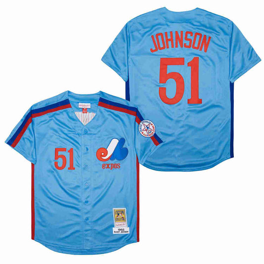 EXPOS #51 JOHNSONS Expos 51 Blue 1982 Retro