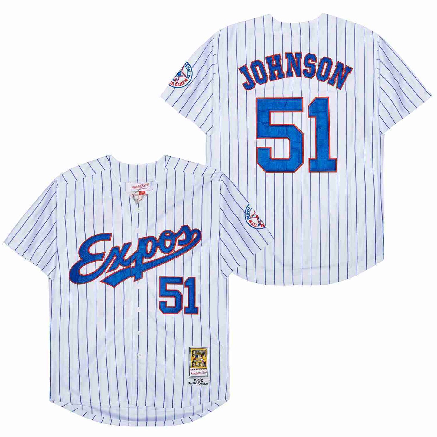 EXPOS #51 JOHNSONS Expos 51 White 1982 Retro