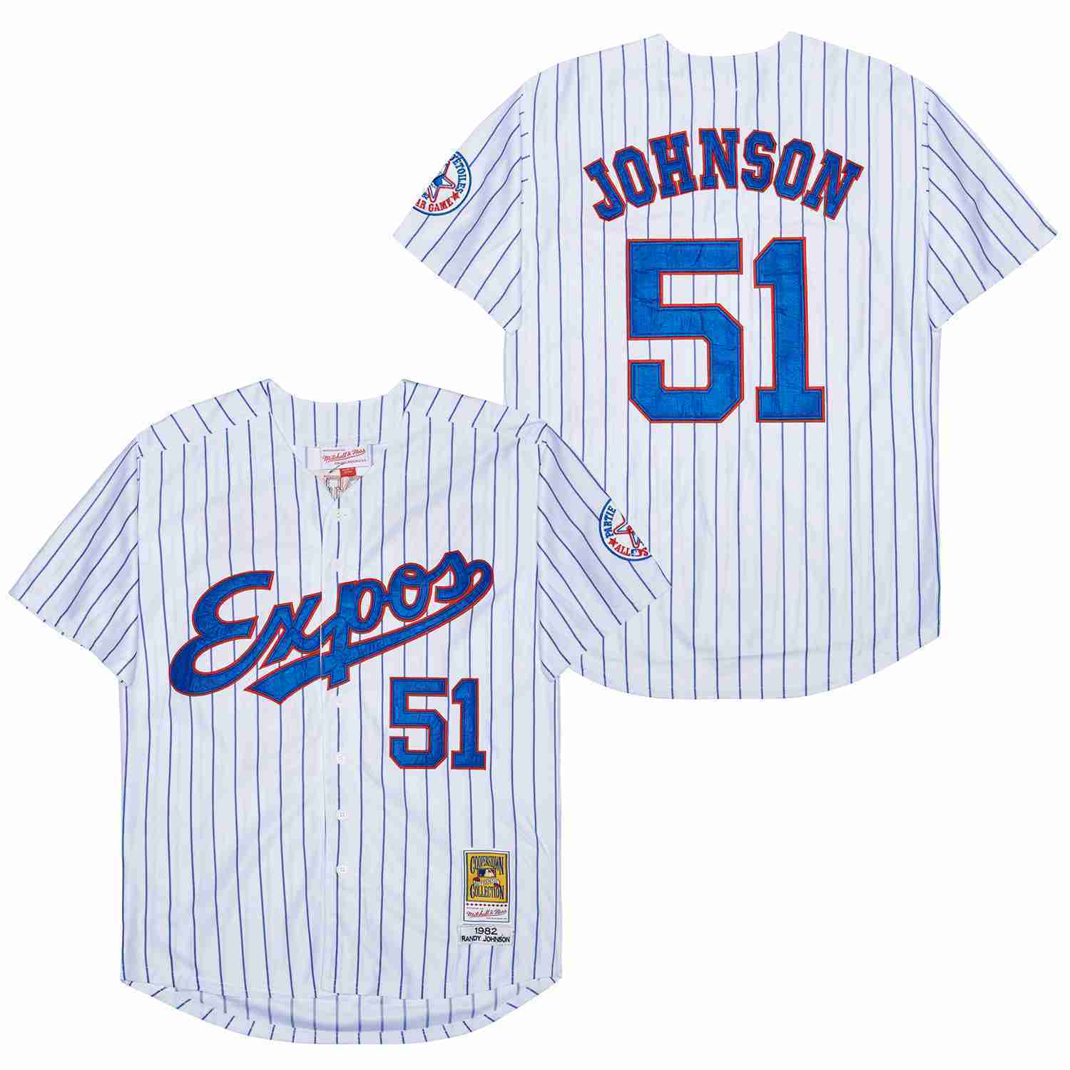 EXPOS #51 JOHNSONS Expos 51 White 1982 Retro