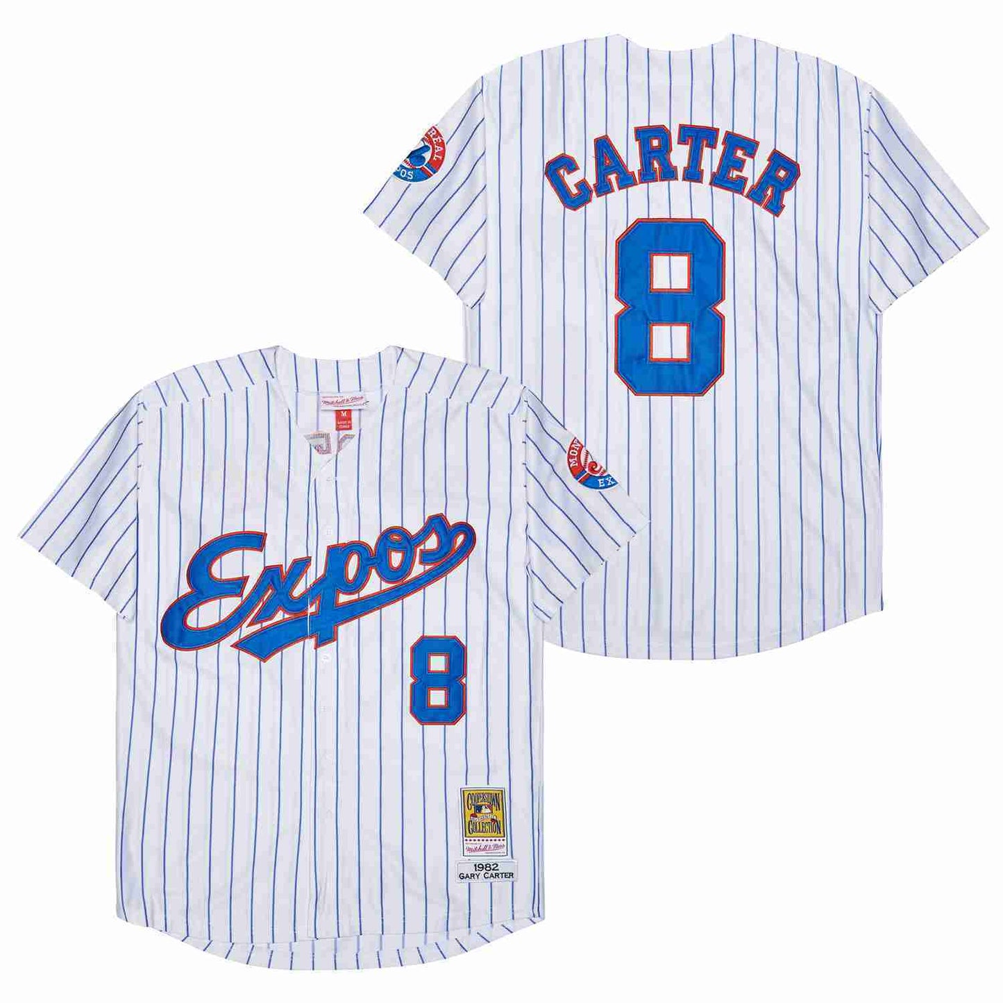 EXPOS #8 CARTER Expos 8 White 1982 Retro