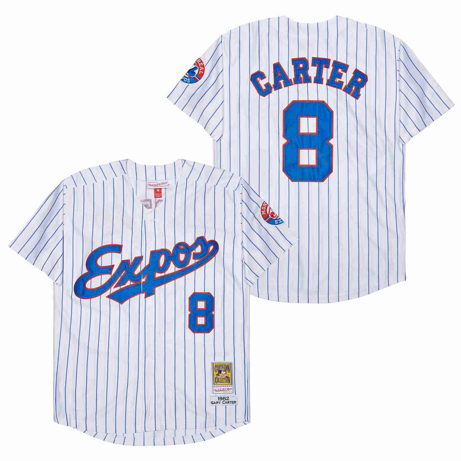 EXPOS #8 CARTER Expos 8 White 1982 Retro
