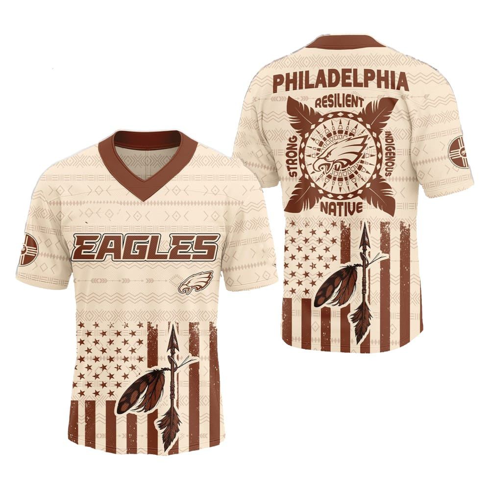 Eagles Native American Jersey 2025 - Grishko.com