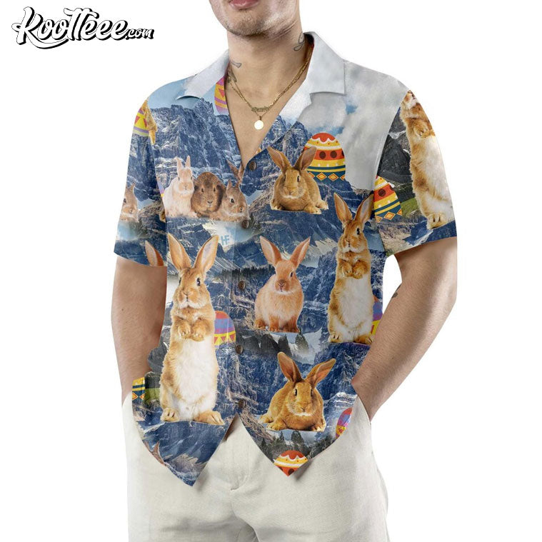 Easter Egg Bunny Rabbit Funny Hawaiian Shirt