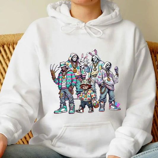 Easter Horror Crew Shirt, Happy Easter Horror Shirt, Trending Graphic Tee For Mens And Women Shirt, Happy Easter Shirt