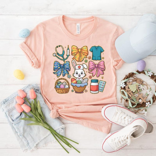 Easter Nurse DTF Transfers - THIS IS NOT A SHIRT Hoodie, Sweatshirt | InkThreadWorks.com