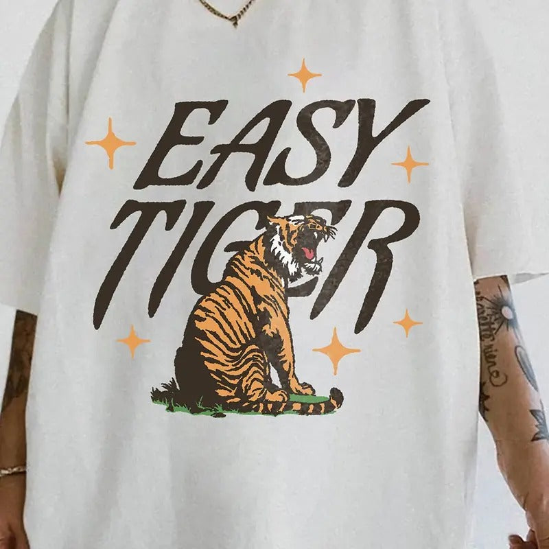 Easy Tiger Vintage Inspired Graphic Tee For Women