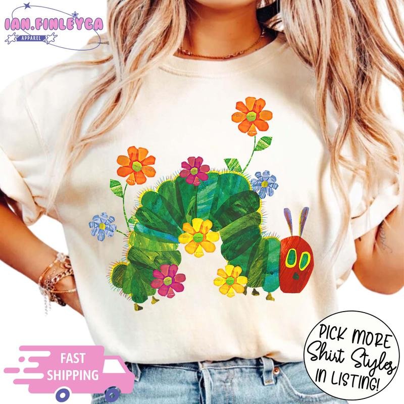 Eat The Rich Shirt, The Very Hungry Caterpillar Shirt, Book Lover Gift, Children's Book Tee, Teacher Gift, Back To School...