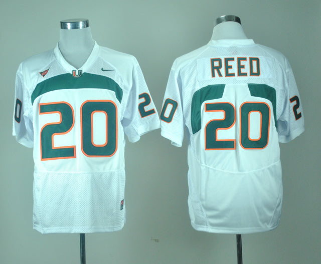 Ed Reed 20 White 1