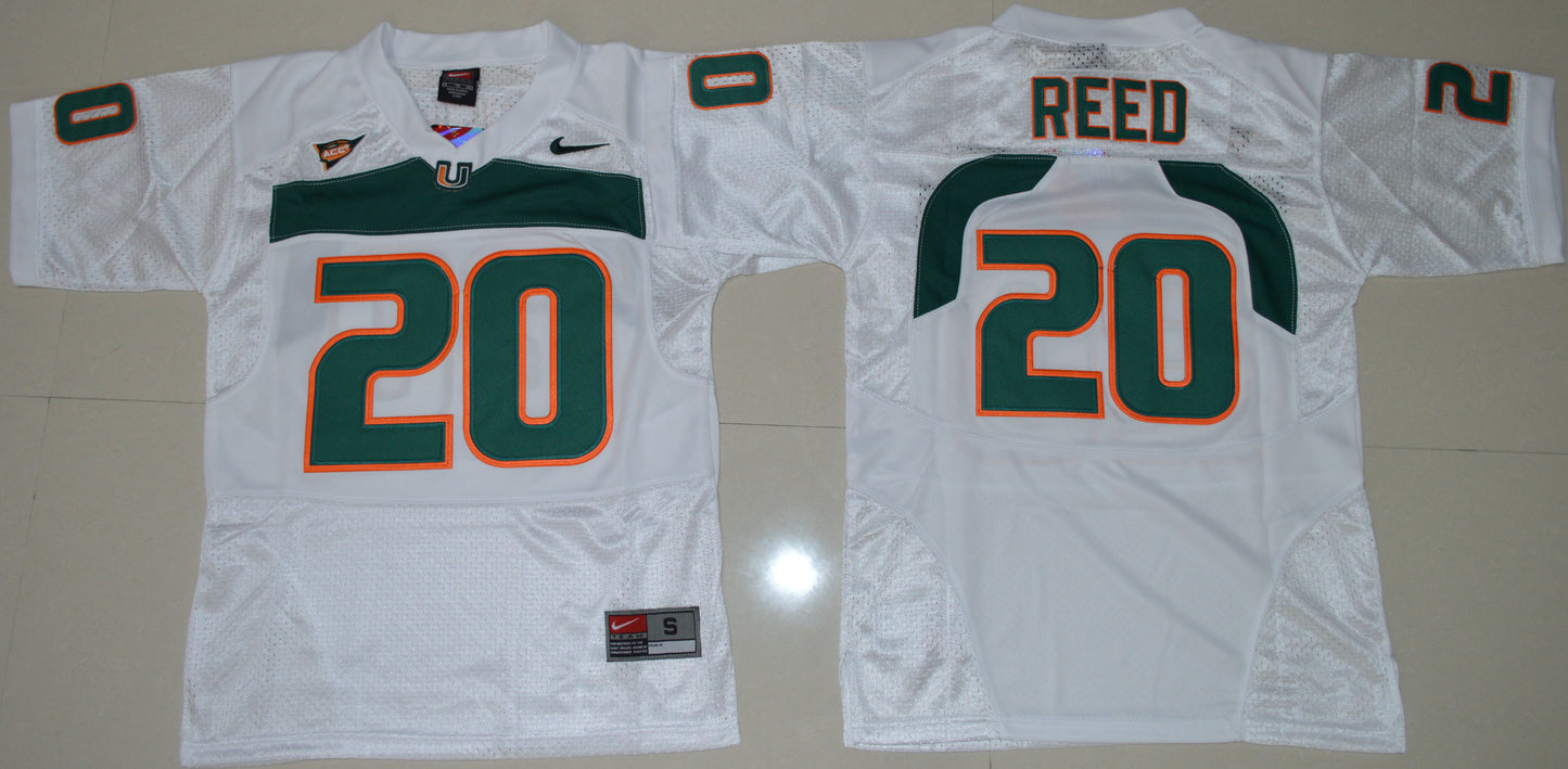 Ed Reed 20 Youth White
