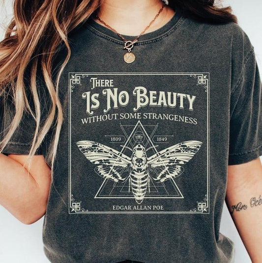 Edgar Allan Poe Shirt Poe  Top Womenswear Hoodie, Sweatshirt | InkThreadWorks.com
