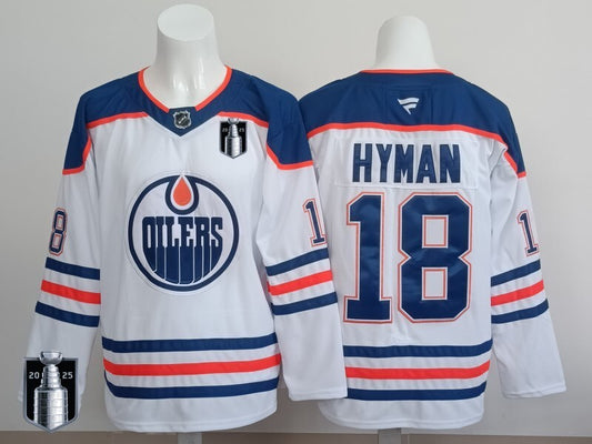 Edmonton Oilers #18 Zach Hyman Oilers Champion Edition Style 8