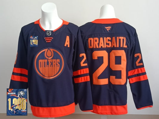Edmonton Oilers #29 Leon Draisaitl Oilers Champion Edition Style 9