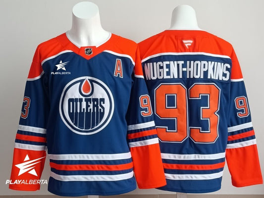 Edmonton Oilers #93 Ryan Nugent-Hopkins Oilers Champion Edition Style 1
