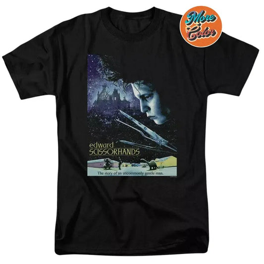 Edward Scissorhands 80s Movie Shirts, Cotton Unisex T-Shirt, Crew Neck, Size S- 3XL, Menswear Top, Womenswear Top Underwear Streetwear