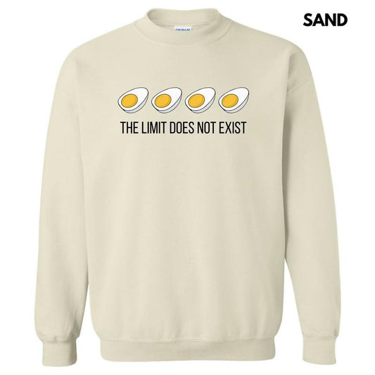 Eggs Limit Does Not Exist Sweatshirt 'NLB' T-Shirts, Hoodie | InkThreadWorks.com
