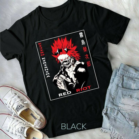 Eijiro Kirishima Eijiro My Hero Academia T-Shirt S-4XL,Red Riot new shirt Hoodie, Sweatshirt | InkThreadWorks.com