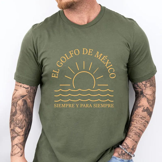 El Golfo De México Shirt,  Gulf of Mexico Para siempre   T-Shirt, Mexico Lover Hoodie, Sweatshirt | InkThreadWorks.com