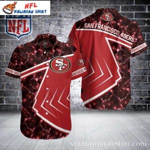 Electric Charge 49ers Aloha Shirt - Thunder Play Edition