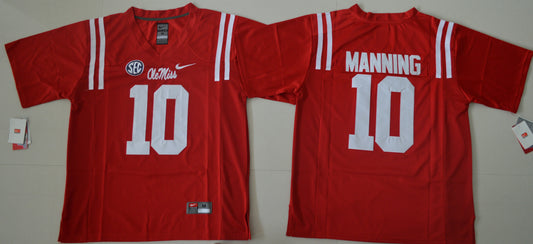 Eli Manning 10 Red Style 2