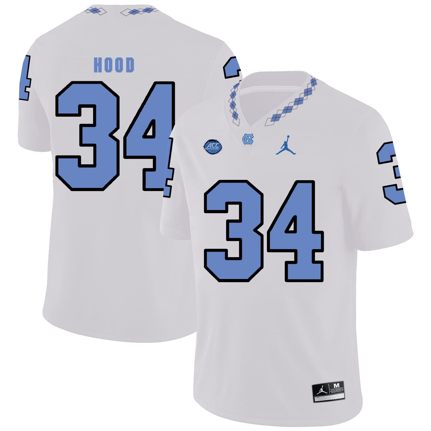 Elijah Hood 34 White