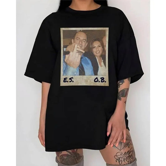 Elliot Stabler And Olivia Benson Shirt Law And Ord_350 - Unisex And Inclusive - Multiple Colorways