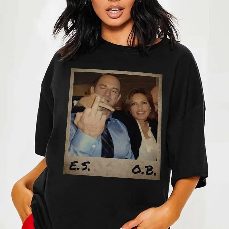 Elliot Stabler And Olivia Benson Shirt, Law And Order Shirt, Elliot And Olivia Law And Order Shirt, T-shirt, Sweatshirt, Sarcastic Graphic Tee, Unisex Classic Cotton Tee, For Men, For Women