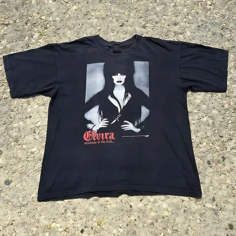 Elvira Mistress Horror T-Shirt Hoodie, Sweatshirt | InkThreadWorks.com