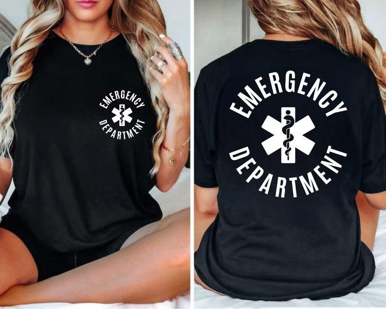 Emergency Department Nurse Shirt, ER Nurse Shirts, Emergency Medicine Tee, For Women Hoodie, Sweatshirt | InkThreadWorks.com