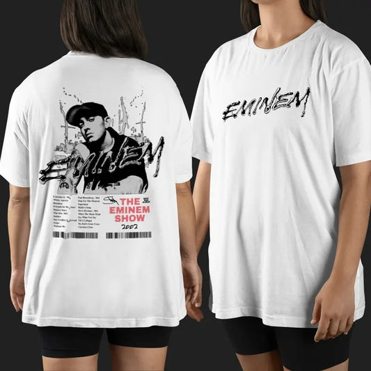 Eminem Rapper Vintage T-shirt, Music Album Graphic Tee, World Tour Gift, Oversized Streetwear for Men and Women