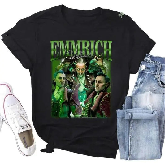 Emmrich Volkarin Bootleg Shirt, Dragon Age Veilguard, Gamer Shirt, Fantasy Tee Hoodie, Sweatshirt | InkThreadWorks.com