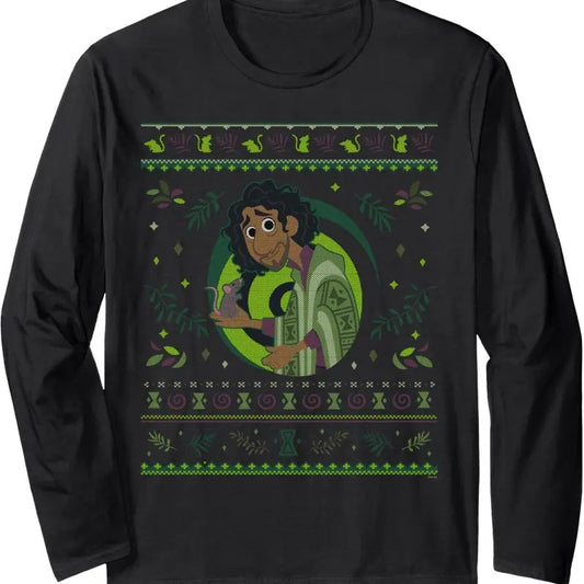 Encanto Bruno Madrigal Ugly Christmas Sweater Long Sleeve T-Shirt Hoodie, Sweatshirt | InkThreadWorks.com