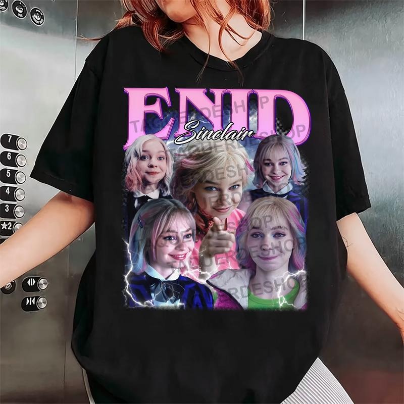 Enid Sinclair Fan Shirt, Enid Wednesday Tee, Halloween Movie Graphic Tee